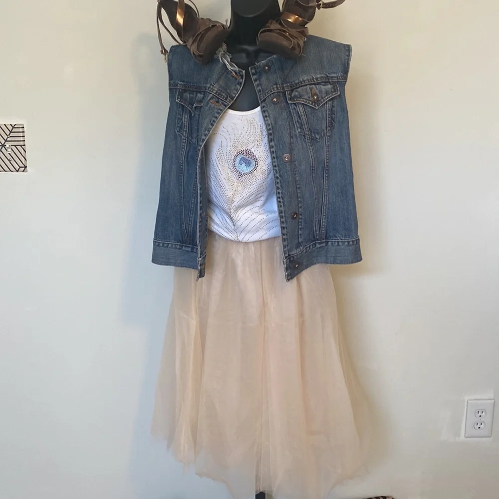 NWT WOMEN’S PRINCESS TUTU MIDI KNEE LENGTH SKIRT